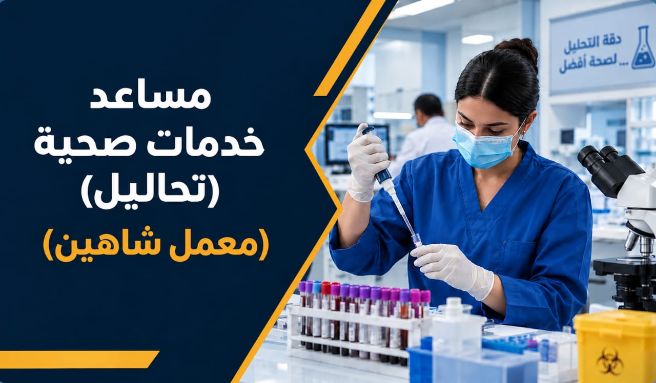 مساعد خدمات صحية تحاليل (معمل شاهين)